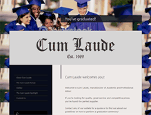Tablet Screenshot of cumlauderobes.co.za